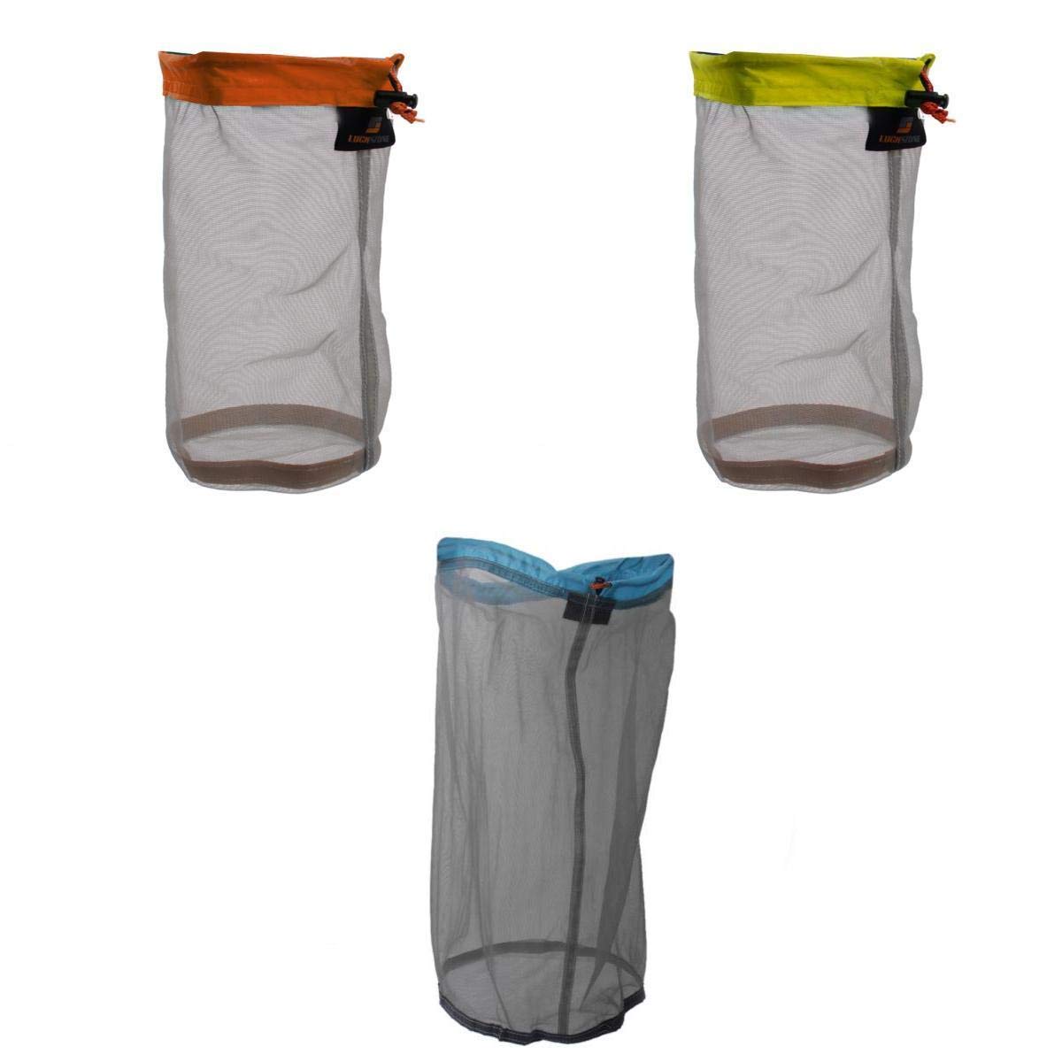 TRENDYNEST® 3X Travel Kayak Fishing Ultralight Mesh Stuff Sack Drawstring Bags | Sporting Goods | Outdoor Sports | Camping & Hiking | Hiking Backpacks | Other Camping/Hiking Backpacks-image-9