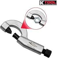Vista 5 de K Tool International 70715 Medium Duty Nut Splitter, Drop Forged Frame Construction, Parallel Action Cracking Design, Rotating Cutter Head, Confined