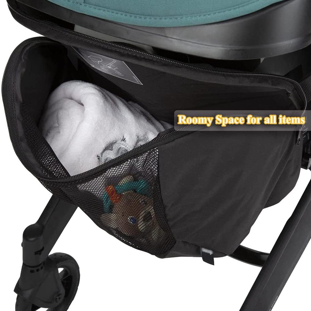 iNszkoos Clip-On Baby Stroller Storage Bag Compatible with Doona Stroller Carseat - Image 5