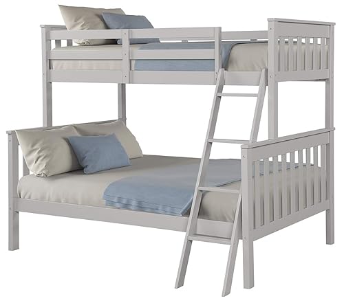 Brandon Twin Over Full Bunk Bed-Gray