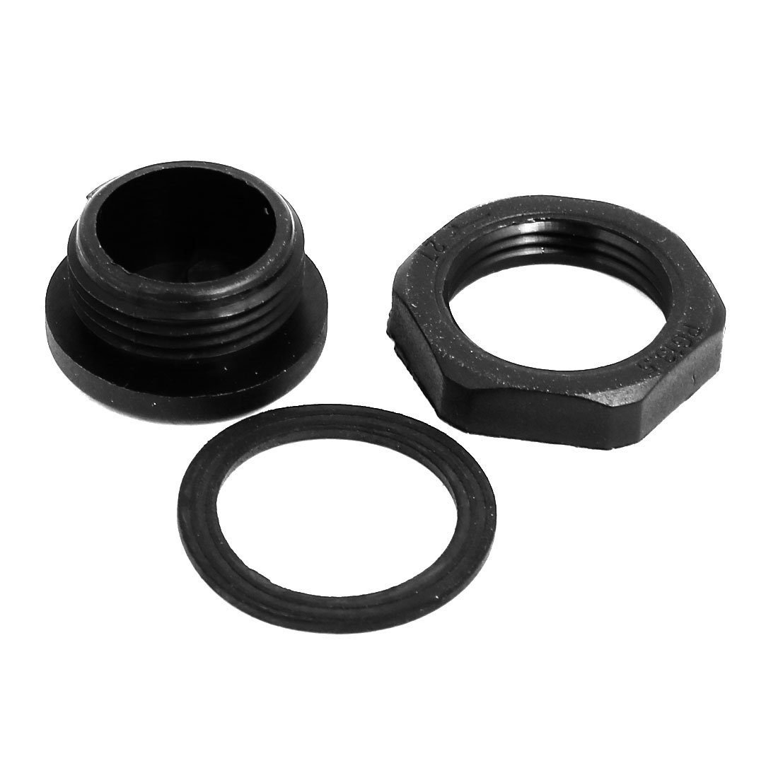 10 Tappi Filettati PG13.5 In Nylon - Cappucci Per Viti Grigi IP68 - Foto 3