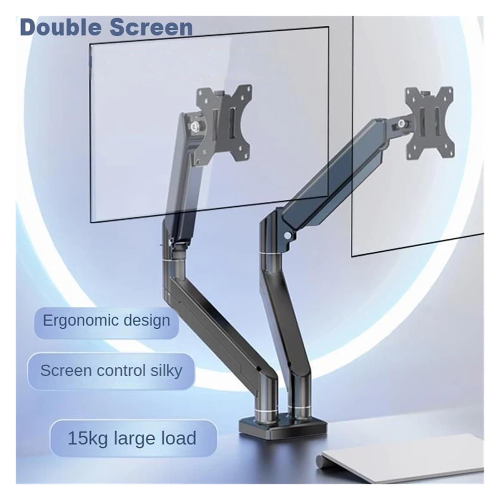 Monitor Stand, Support de Bureau for Double écran 14-32" Charge de 20 kg