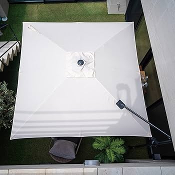 Amazon | 【突っ張り式】日除け・雨除けパラソル(2M正方形 Amazon | 【突っ張り式】日除け・雨除けパラソル(2M正方形