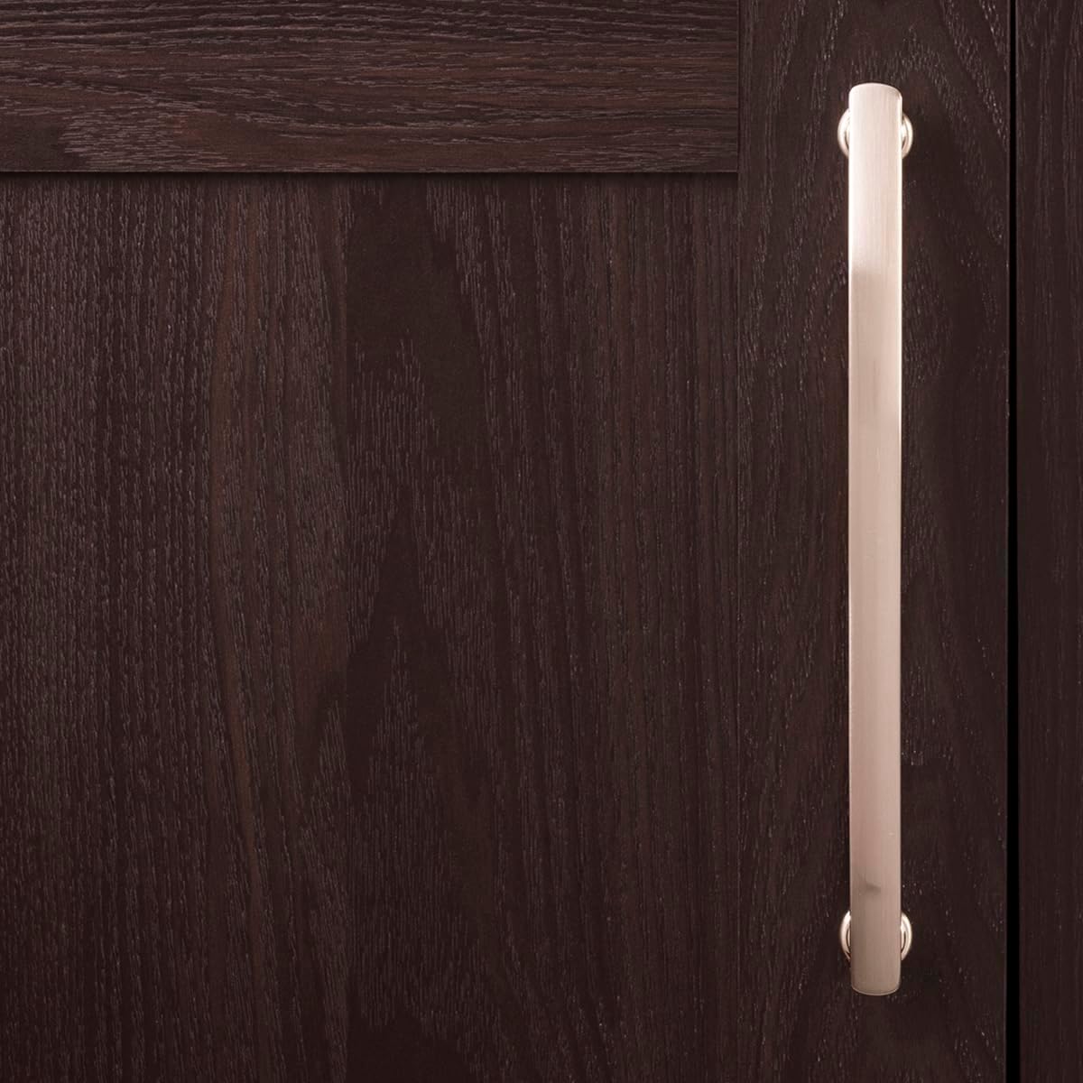 Hickory Hardware 5 Pack Solid Core Kitchen Cabinet Pulls, Luxury Cabinet Handles, Hardware for Doors & Dresser Drawers, 8-13/16 Inch (224mm) Hole Center, Satin Nickel, American Diner Collection