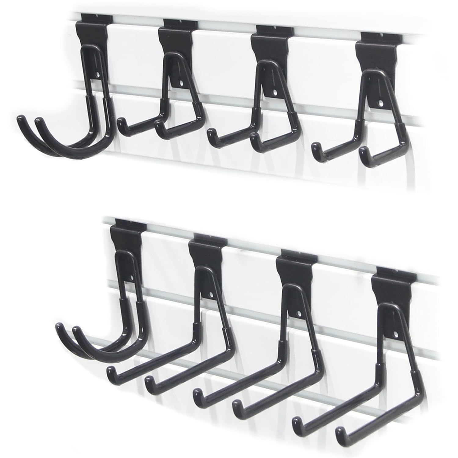 Slatwall Garage Hooks Heavy Duty, Multi Size Storage Utility Hooks for