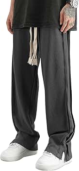 Amazon.com: SweatyRocks Men's Drawstring Elastic Waist