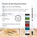 Chefast Triple-Scale Hydrometer Kit for Wine, Beer, Mead and Kombucha - Alcohol Tester, Hydrometer Alcohol, ABV, Brix and Gravity Tester - Home Brewing Supplies, (without Cylinder Test Jar)