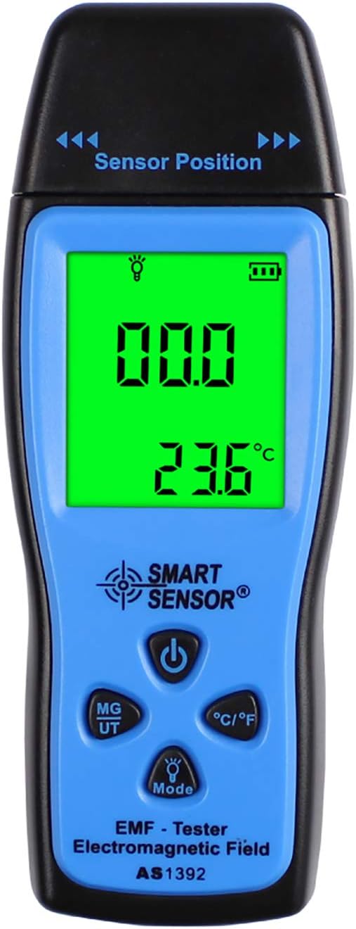 EMF Meter, Digital Electromagnetic Field Radiation Detector Hand-held Digital LCD EMF Detector, Great Tester for Home EMF Inspections, Office, Outdoor