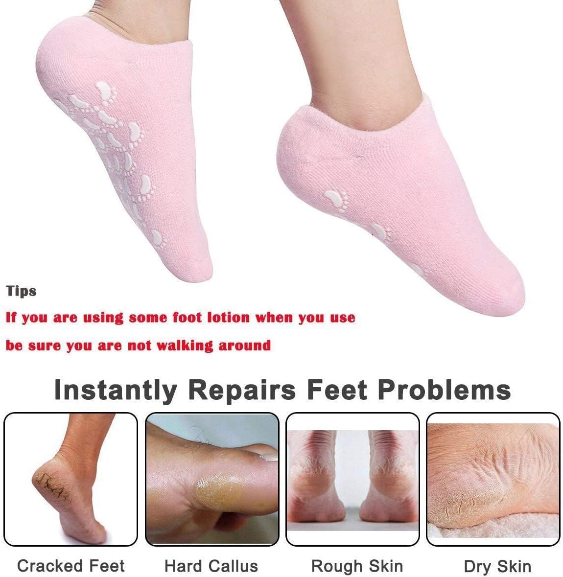 Codream Touch Screen Spa Gloves & Socks, Moisturizing Gel Socks and Gloves Set, Heal Eczema Cracked Dry Skin Cracked Heels, Cuticles for for Repair Treatment