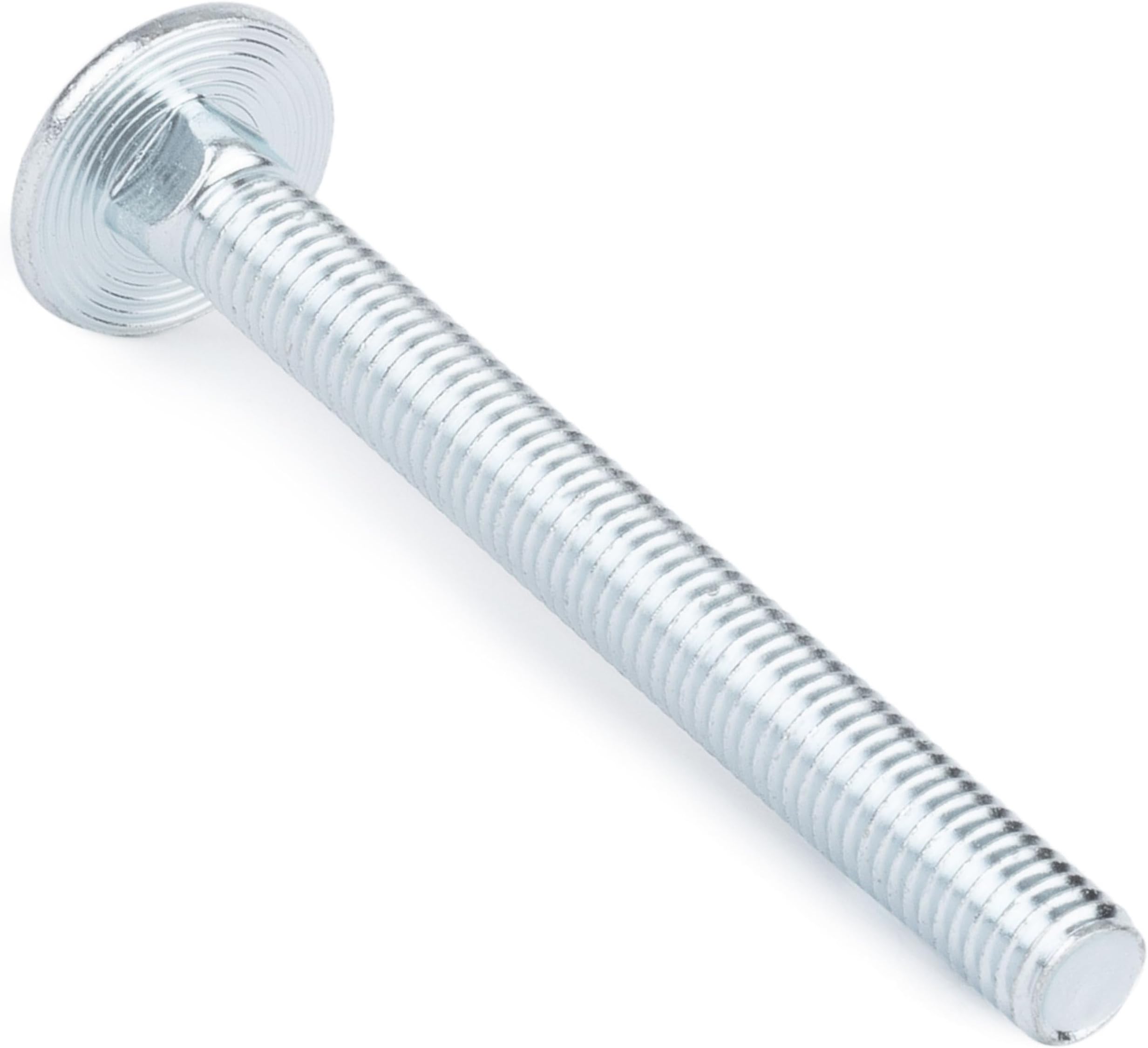 Spare Hardware Parts Replacement for IKEA Furniture Euro Screw Metric Coach Bolt MVBF Screw - Part #110019 | Carriage Bolt M8.0-1.25×80 Full Thread | Pack of 4