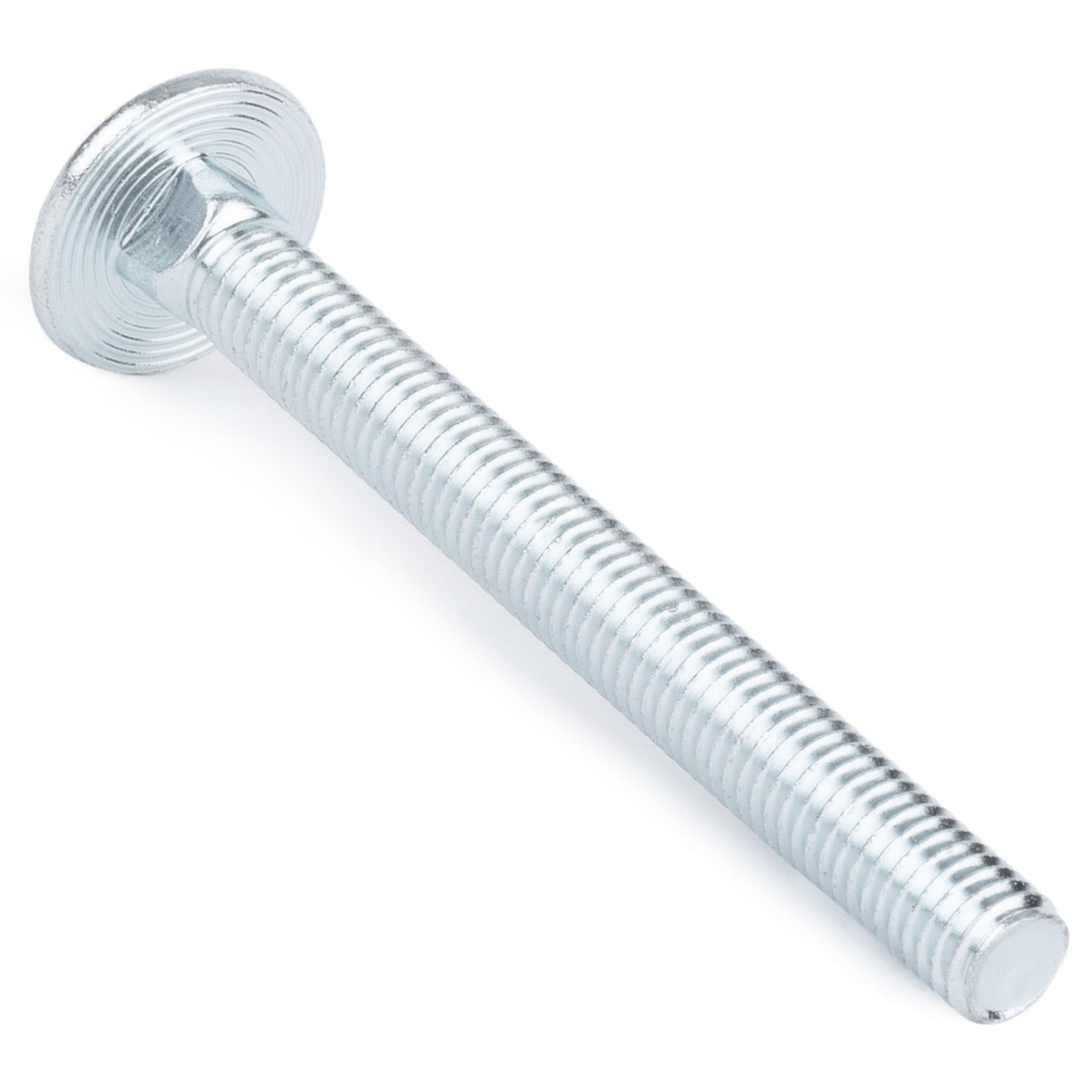 Spare Hardware Parts Replacement for IKEA Furniture Euro Screw Metric Coach Bolt MVBF Screw - Part #110019 | Carriage Bolt M8.0-1.25×80 Full Thread | Pack of 4