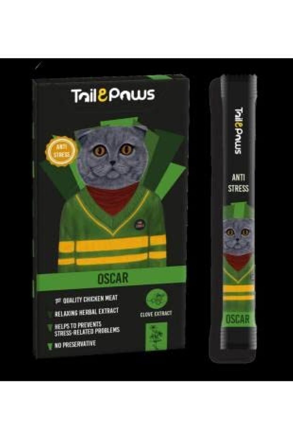 Tail&Paws-Oscar Anti-Stress Chicken 15Gx5Pcs Pack of 1