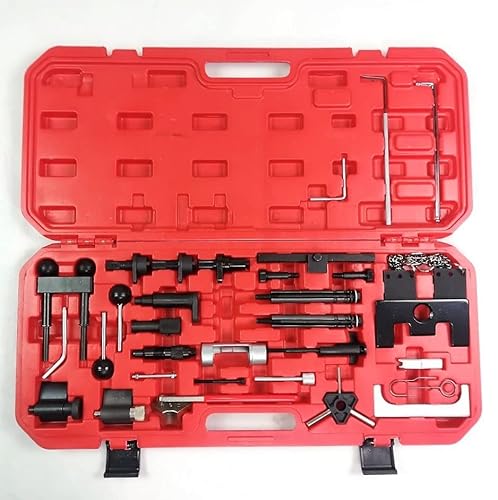 Kit de Herramientas para Calado de distribucion y Ajuste de Correa de Motor Compatible con Aud Volks VAG Gasolina y diésel