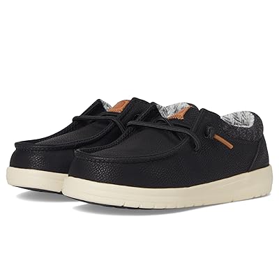 Hey Dude Kids Paul Classic (Toddler) Boys Shoes Black