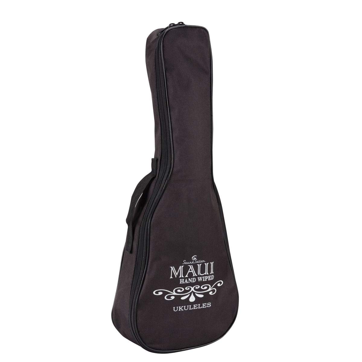 Ręcznie wykończone ukulele sopranowe - czerwone