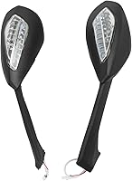 Vista 1 de Espejo retrovisor lateral con luz de señal de giro de repuesto para Ducati 2018-2024 Panigale V4 V4S / Panigale V2 2020-2025 Reemplazo