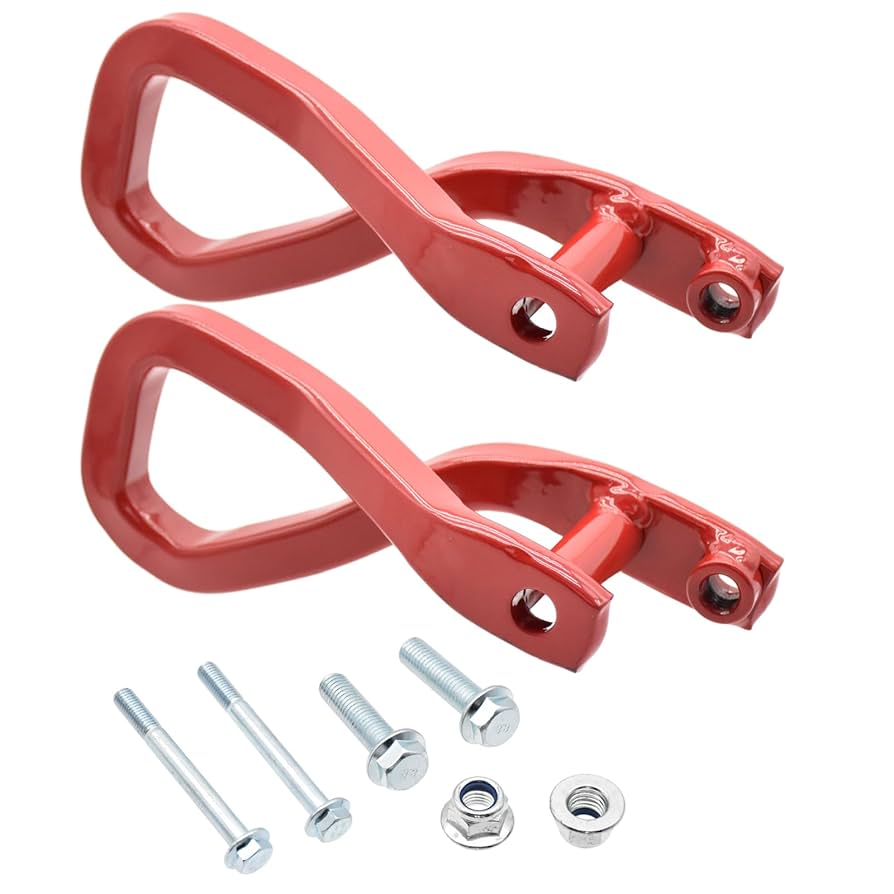 Amazon.com: Hex Autoparts Front Recovery Tow Hooks w/Bolts