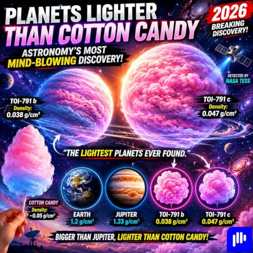 Cotton Candy Lighter Planets Shock the Global Astronomy Community Forever