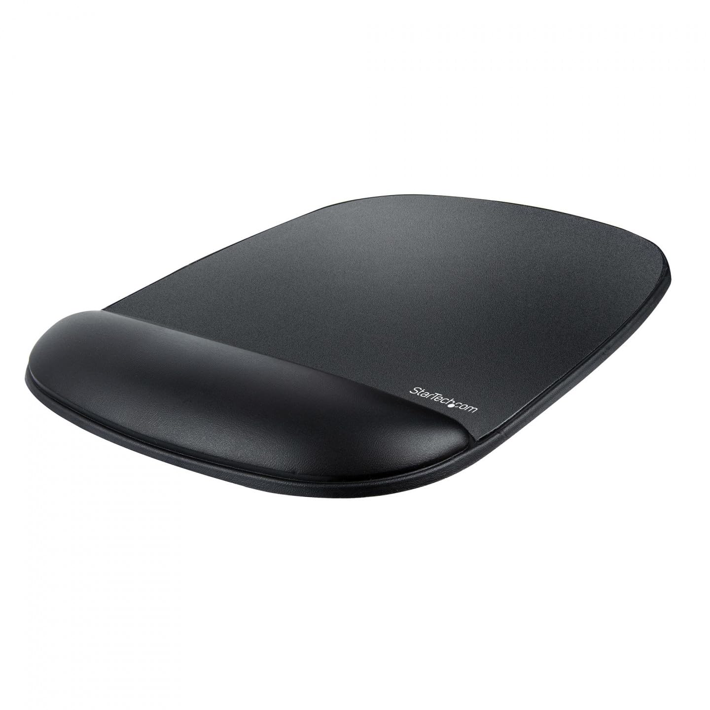 StarTech.com Ergonomisches Mauspad mit Gelkissen, 17x18x2cm, Gepolstertes Gel Mauspad für ergonomischer Arbeitsplatz mit Handgelenkauflage und rutschfeste PU-Basis unterlage (B-ERGO-MOUSE-PAD)