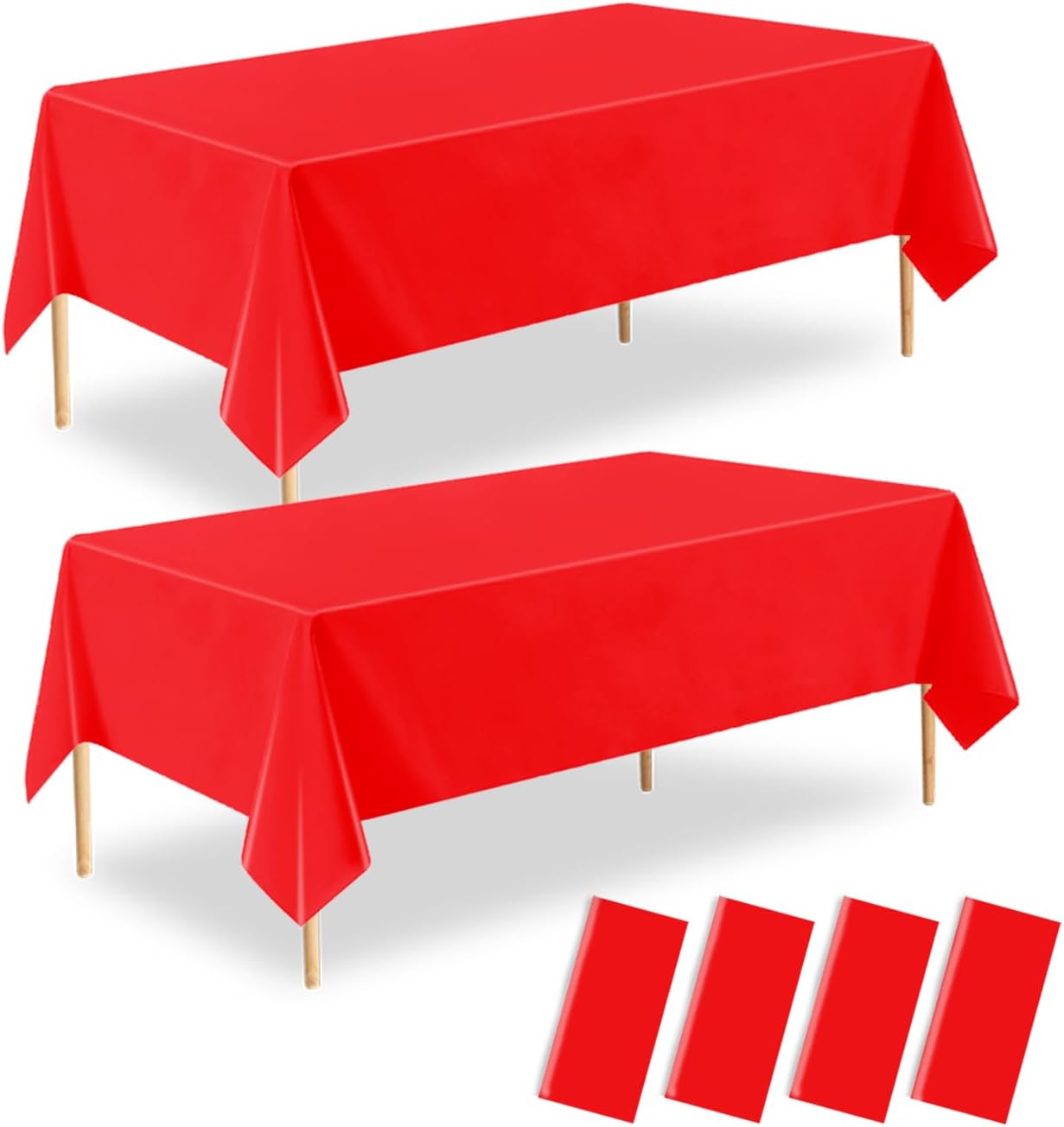 12 Pack Neon Table Cloths,54 X 108 Inch Disposable Plastic Colorful Tablecloth,Rectangular Glow in The Dark Table Cloths for Wedding,Picnic,Neon Birthday Party Decorations