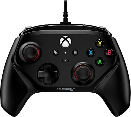 HyperX Clutch Gladiate – Manette de Jeu Filaire, Licence Officielle Xbox, Double Verrouillage des gâchettes, Boutons programmables, Double Moteur à Vibrations - 8