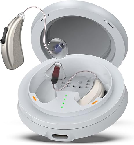 BSLLTER Audífonos recargables con tres modos, audífonos digitales OTC con cancelación de ruido para personas mayores con pérdida auditiva, receptor