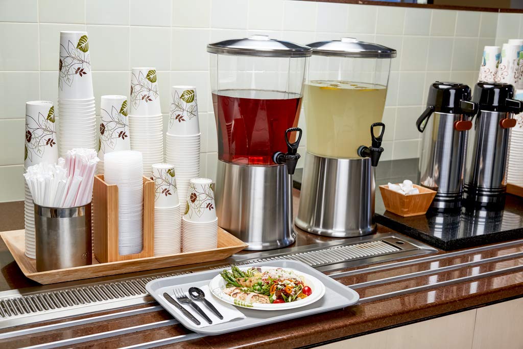 Dixie Individually Wrapped 3-Piece Heavy-Weight Polystyrene Plastic Fork, Knife, And Teaspoon, Cutlery Kit by GP PRO (Georgia-Pacific), Black, CH56C7, (Case of 250 Kits)