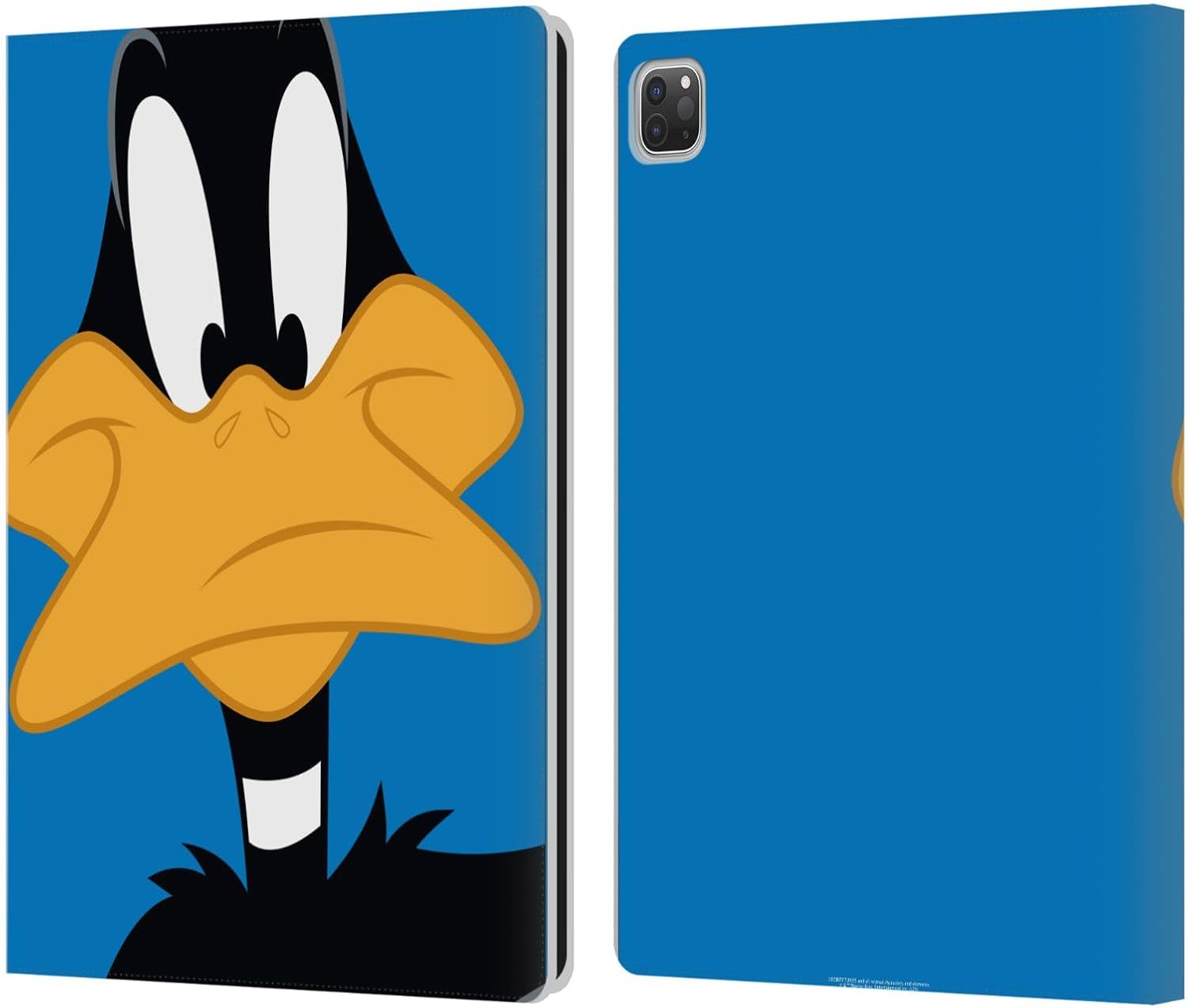 Head Case Designs Officially Licensed Looney Tunes Daffy Duck Characters Leather Wallet Case Compatible with Apple iPad Pro 13 M4 2024