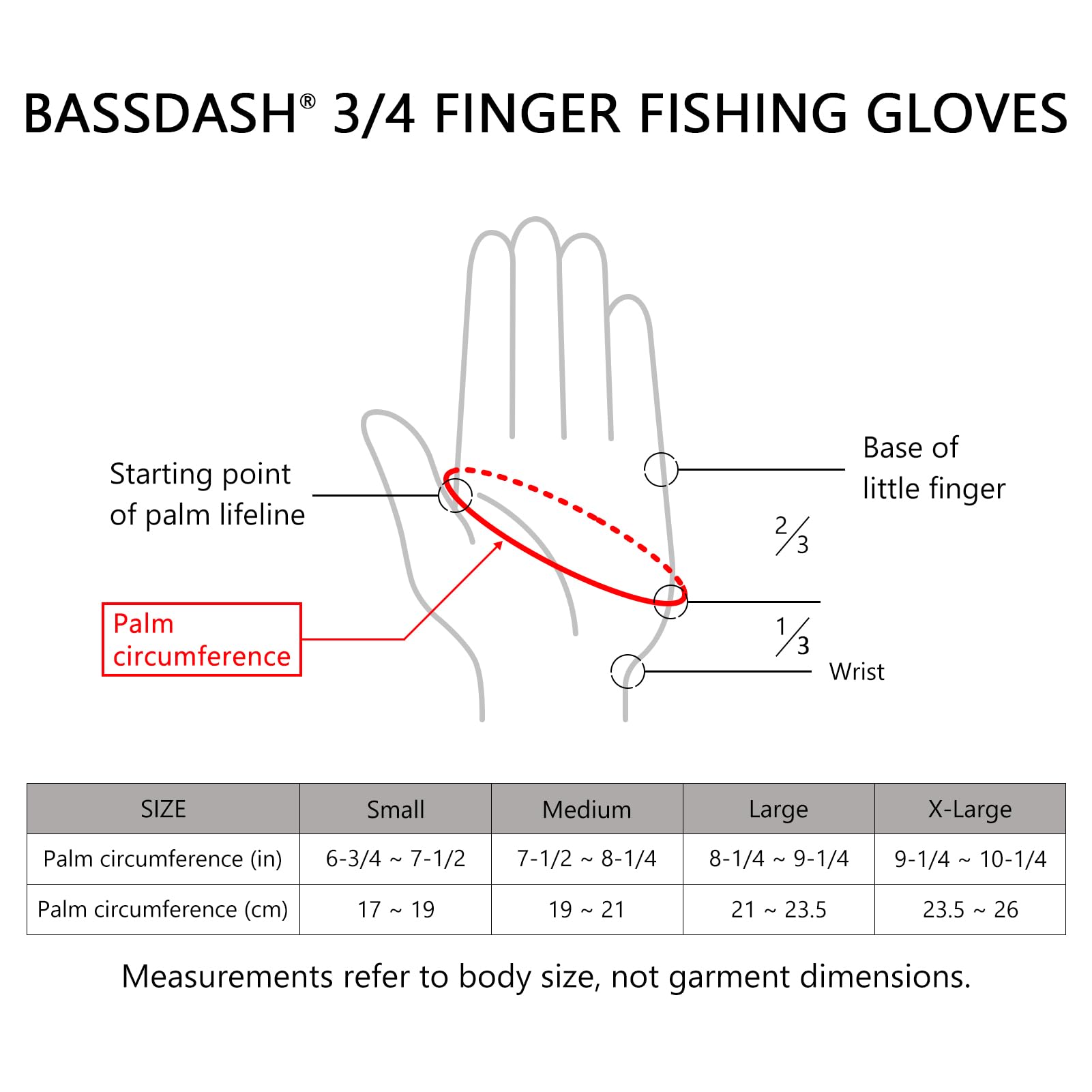 BASSDASH Guantes de sol de 3/4 dedos UPF 50+, transpirables, antideslizantes, palma de silicona para hombres y mujeres, pesca, ciclismo, correr