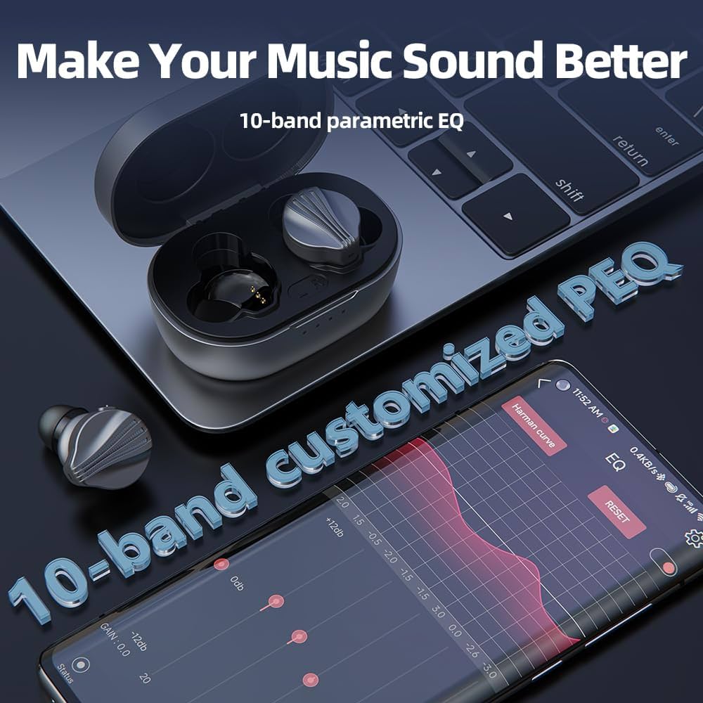 Amazon.com: FiiO FW3 True Wireless Earbud, Bluetooth 5.2