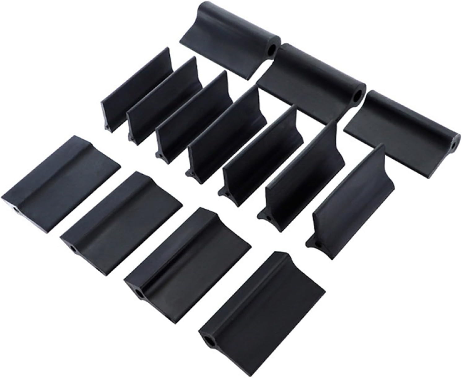 TopHomer 14 Packs Rubber Sanding Blocks Three Shaped Flexible Contour Sanding Grips Set Various Specifications for Woodworkers Automotive Crafts Wall