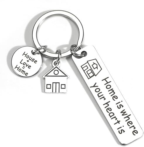 SHTALHST Housewarming Keychain, Closing Gift for Home Buyers, Cute New Home Gift