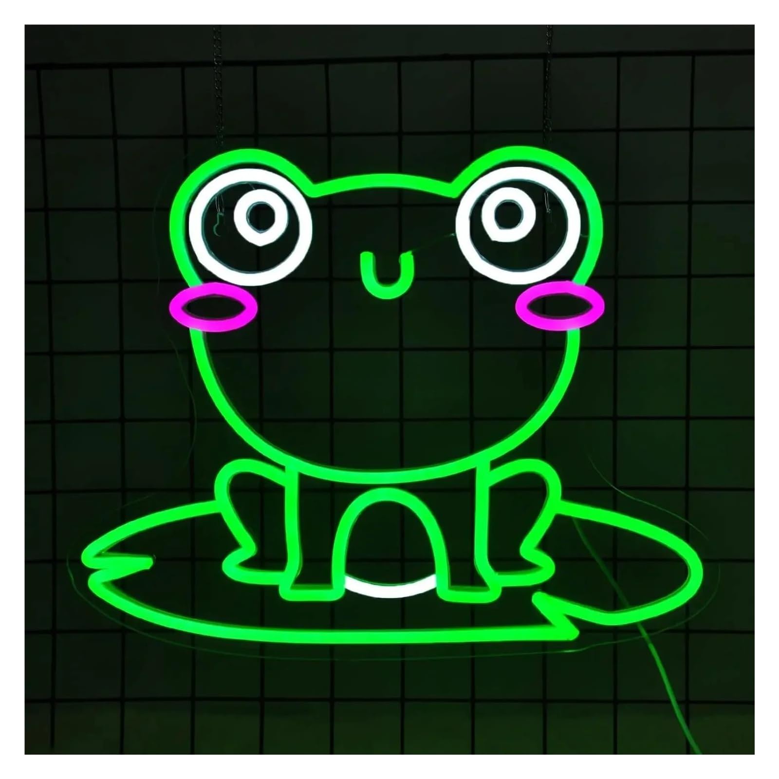 SHOUXI Sign Lamp Frog Neon Sign USB Powered for Gaming Room Bedroom Home Party Men Cave Decoration Night Light 35cmх28cm