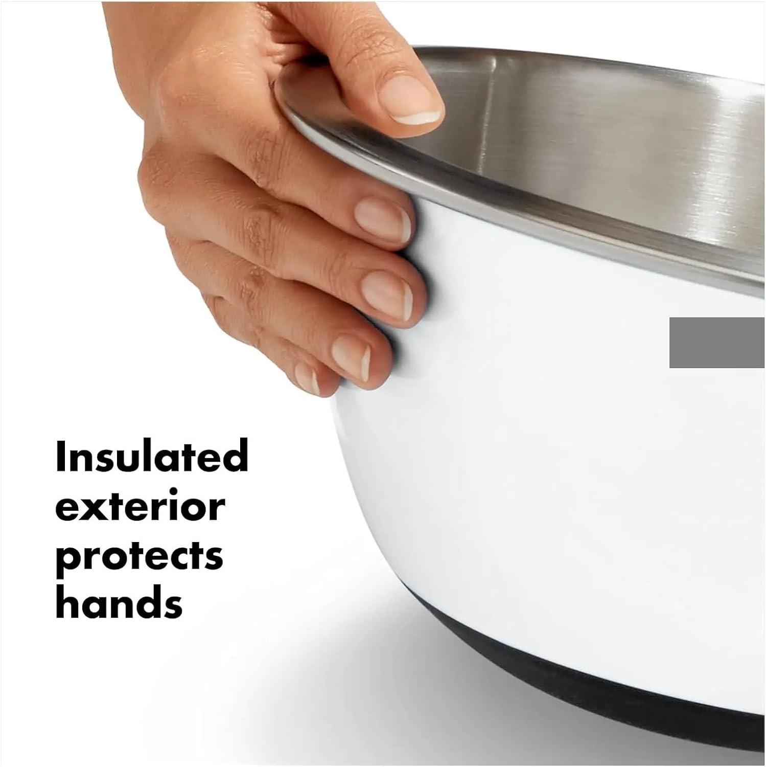 Fit for 3-Piece Stainless Steel Mixing Bowl Set -Easy to Clean Kitchen Bowls