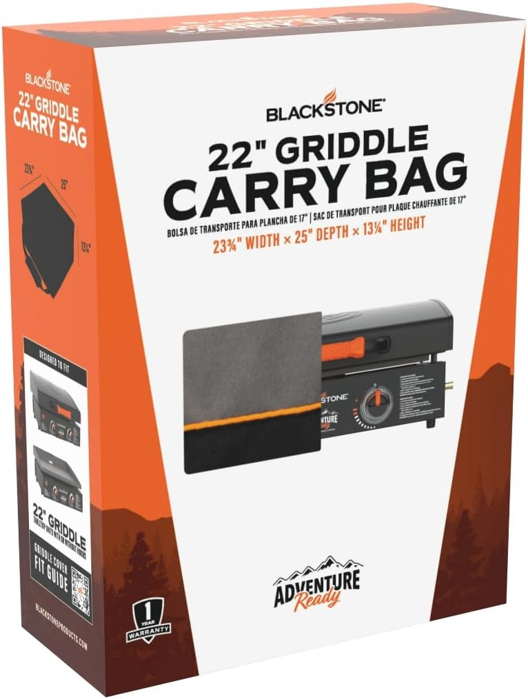Blackstone 22" Tabletop Griddle Carry Bag with Adjustable Strap - 23.8 in L x 25 in W x 13.2 in H