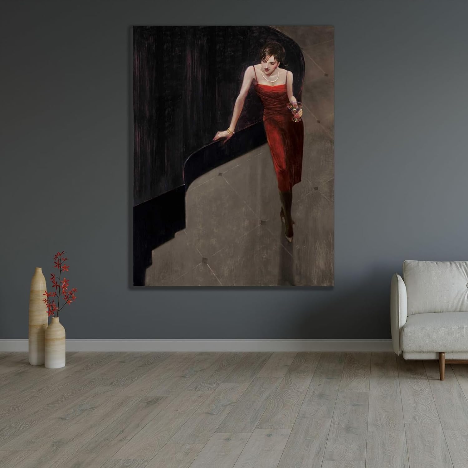 ArtDirect Piano Bar 2 Unframed Art Print Giclee Poster by Lynch, Brent - Ready for Framing with Customization Sizes 8x10, 11x14, 15x20, 24x31, 36x47, and 46x60 Inches