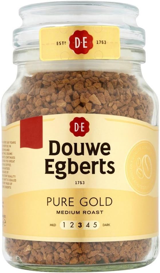 Douwe Egberts Pure Gold Instant Coffee, Medium Roast, 6.7