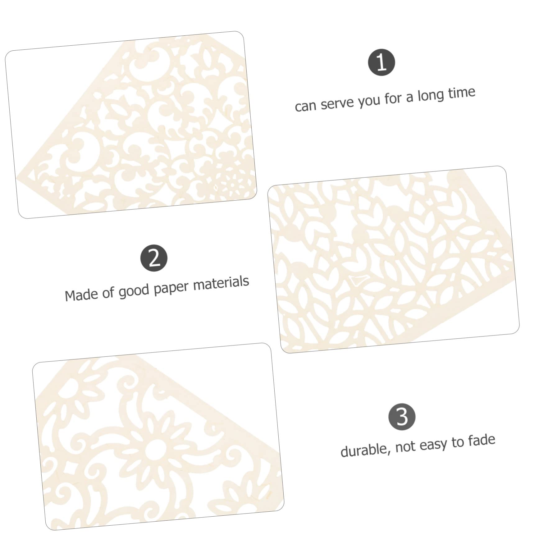 HOMSFOU 5 Set Decorativa per Scrapbooking Materiali Creativi per DIY per Decorazioni Fai da Te 40 Fogli*5