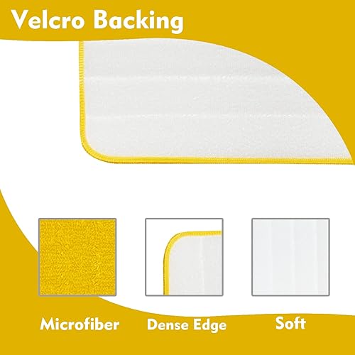 Miniatura 3 de Almohadillas reutilizables para trapeador Swiffer Wet Jet, almohadillas de microfibra lavables Swiffer wetjet repuestos, paños de trapeador secos y