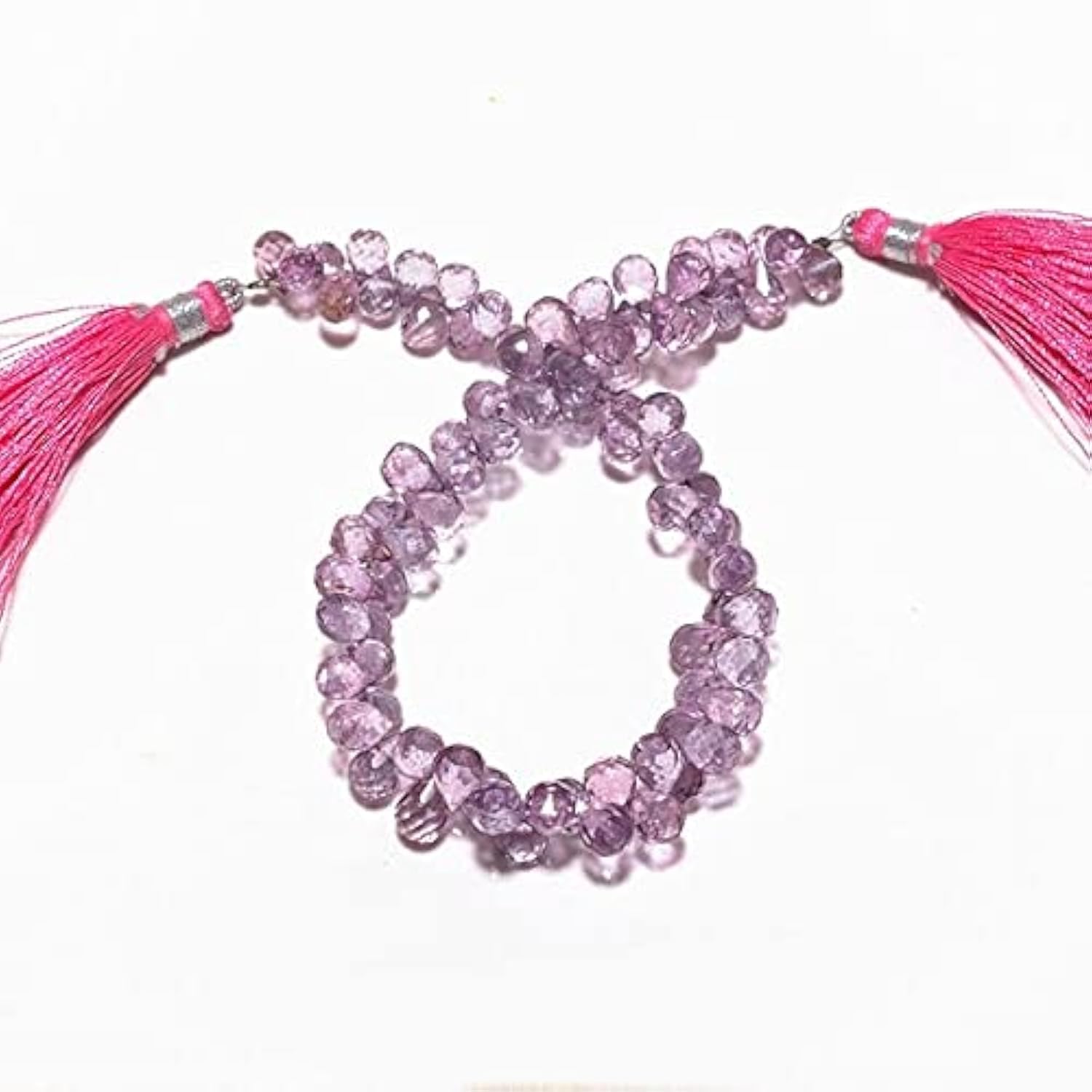 Perle de cristal améthyste facettée de haute qualité pour la création de bijoux raffinés