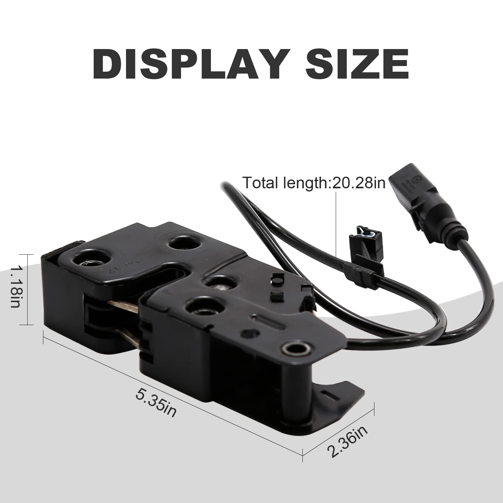 Cerradura de capó de motor de coche, repuesto para Audi A4 A5 Q5 R8 RS5 S4 S5 SQ5 Allroad 2008-2017, OE 8K0823509F 8K0823509D 8K0953236A 8K0823509A 8K0823509A 8K0823509A 082355 09E