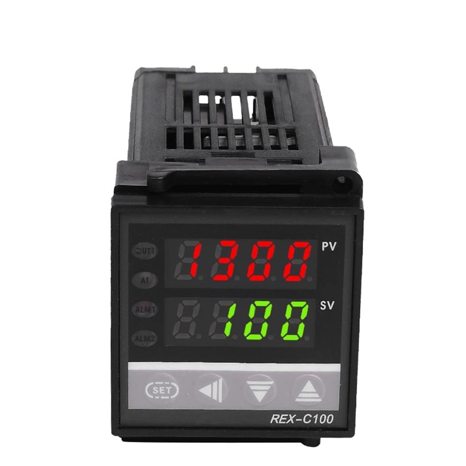 temperaturregler 48 * 48mm Mutil-Input Wirtschaftlicher Temperaturregler Universaleingang Relaisausgang REX C100 mit SSR-Ausgang(Relay Output)