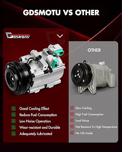 Miniatura 7 de Compresor de CA con embrague para Kia Sorento 3.5L 2003-2006 Compresor de aire acondicionado CO 10822C