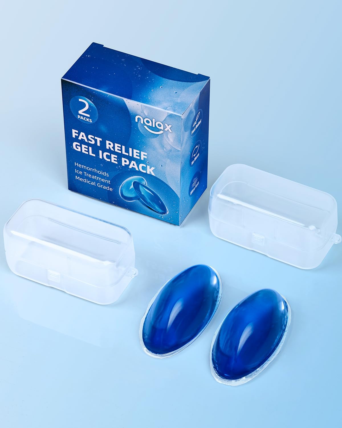 nalax Hemorrhoid Treatment Ice Pack for Fast Relief, Hemorrhoids