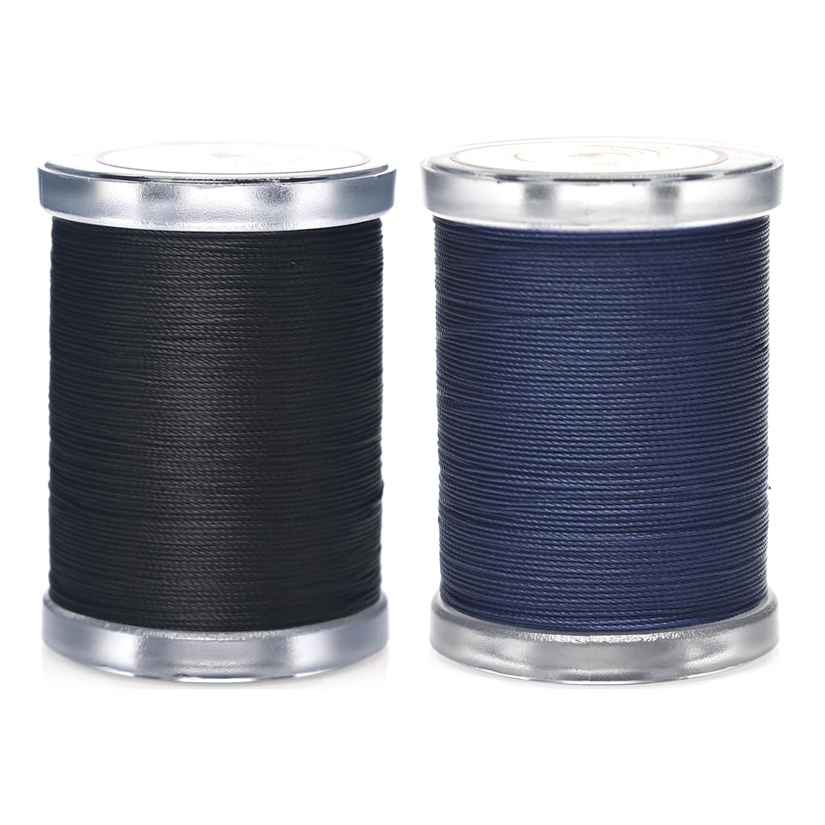 Selric 300Yards Extra Strong Bonded Nylon Thread - Black and Navy Blue