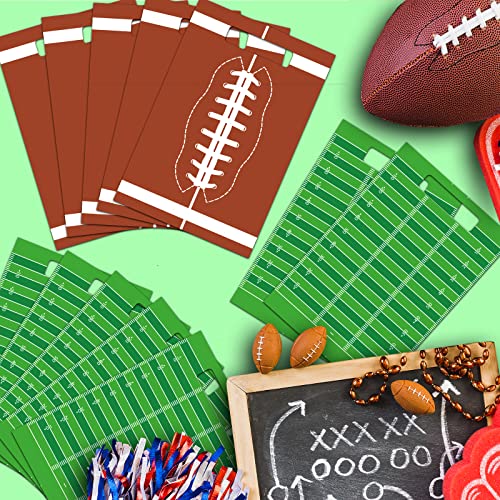 chiazllta-50-Pcs-Football-Party-Bags-Football-Plastic-Goodie-Bags-Favors-Rugby-Sports-Theme-Treat-Bags-Gift-Bags-Decorations-for-Game-Day-Sports-Events-Birthday-Party