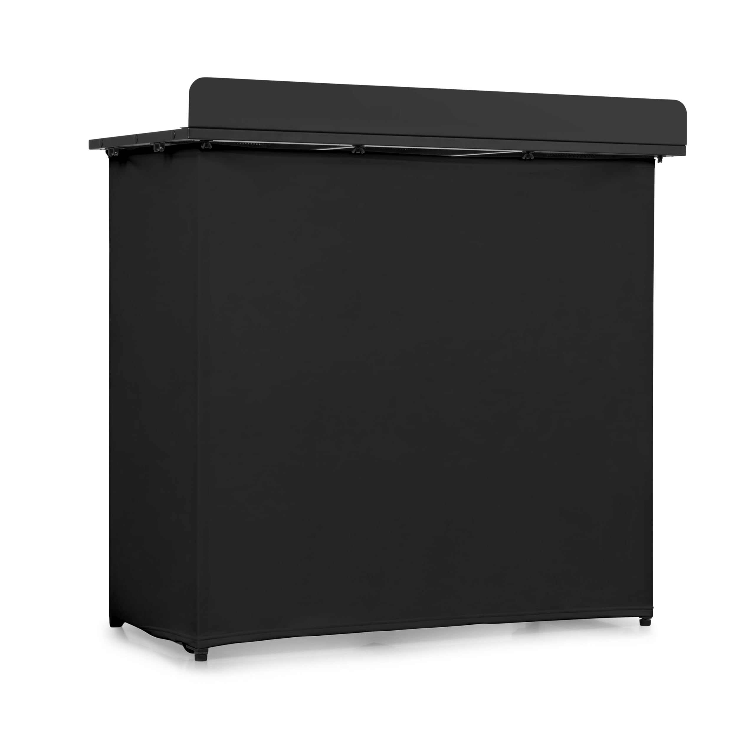 Vonyx DBF105 Pupitre DJ Compact Pliable - Table DJ Portable avec Housses Lycra et Housse de Transport - Stand DJ Mobile Stable