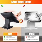 ANGEL POS HD 17" Capacitive LED Backlit Multi-Touch Monitor, VGA & HDMI Input, True Flat Seamless Design Touchscreen, Great for office, POS, Retail, Restaurant, Bar, Gym, Warehouse, NO DRIVER REQUIRED