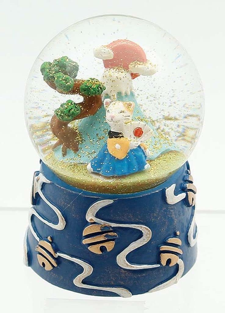 Maruwa Trade Snow Globe Bell Snowman Size: Approx. W5 D5 H7 4009058-02