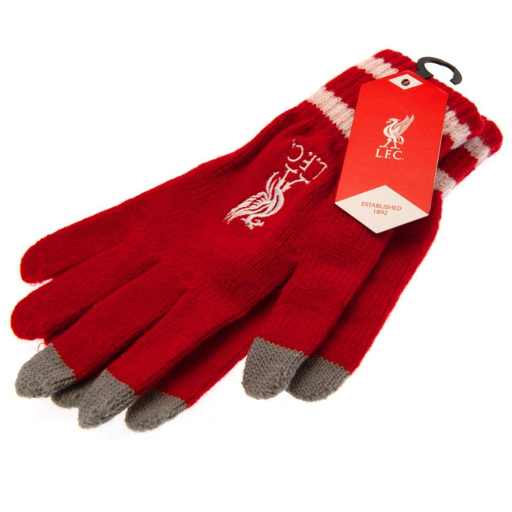Liverpool FC Touchscreen Knitted Gloves Adult